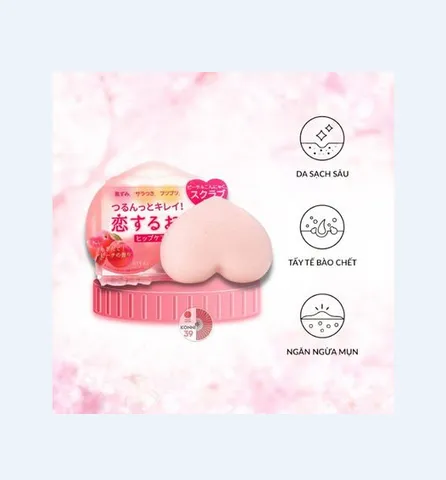 Xà Phòng Tắm Giảm Thâm Mông Pelican Hip Care Scrub Soap 80g - Dưỡng Sáng Da, Làm Mờ Thâm, Giúp Da Mịn Màng, Hương Đào Thư Giãn