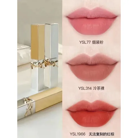Son YSL The Slim Velvet Radical Collector Matte - Son môi mịn, màu đỏ quyến rũ, thiết kế thời trang, phù hợp mọi cô nàng - Hàng chính hãng 2.2g
