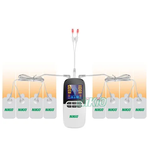 Máy Massage Xung Điện Nikio NK-102 - Thiết Bị Massage 8 Miếng Dán Hỗ Trợ Giảm Đau Toàn Diện