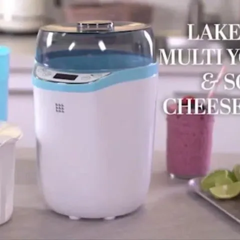 Máy Làm Sữa Chua Hy Lạp Lakeland 1,8 Lít - Dễ Dàng Tạo Sữa Chua Nguyên Chất và Pho Mát Tươi tại Nhà, Mẫu Mới 31794