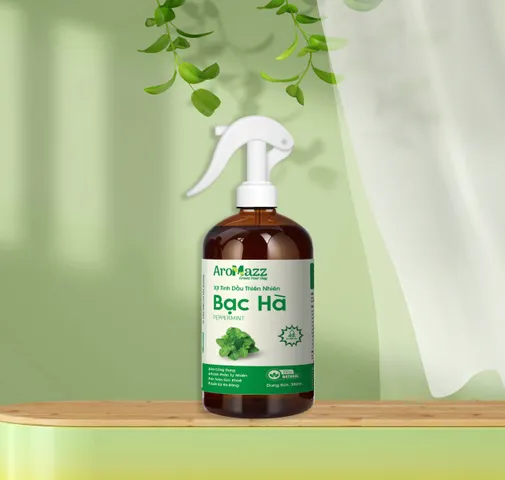Xịt Tinh Dầu Thiên Nhiên AroMazz 300ml - Khử Mùi, Thơm Phòng, Không Gian Sống Tươi Mát, Nhiều Mùi Hương Sả Chanh, Oải Hương, Vỏ Quế