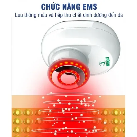 Máy Massage Nâng Cơ Mặt Nikio NK-121 - Công Nghệ Rửa Mặt, Điện Di Tinh Chất, Thúc Đẩy Đàn Hồi Da, Thư Giãn Cơ Mặt, Thiết Kế Nhỏ Gọn