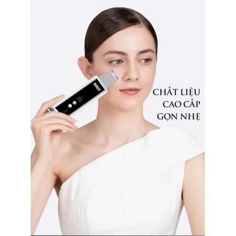 Máy Sủi Da Nikio NK-122 - Tẩy Tế Bào Chết Kết Hợp Massage Nâng Cơ Mặt - Cho Làn Da Tươi Trẻ, Mịn Màng, Sang Trọng, Đen Trắng