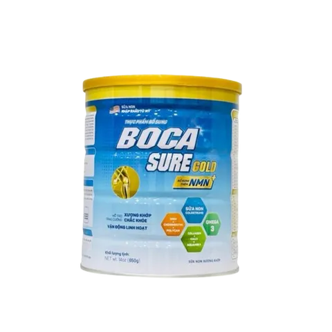 Sữa non xương khớp Boca Sure Gold hộp 650g