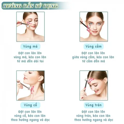 Con Lăn Massage Nâng Cơ Mặt 3D Nikio NK-125G - Làm Thon Gọn, Tạo Đường Nét Vline Cho Khuôn Mặt Tươi Trẻ, Săn Chắc