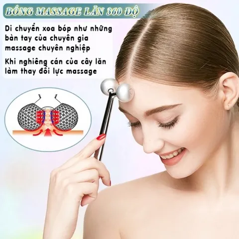 Con Lăn Massage Nâng Cơ Mặt 3D Nikio NK-125G - Làm Thon Gọn, Tạo Đường Nét Vline Cho Khuôn Mặt Tươi Trẻ, Săn Chắc
