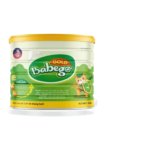 Sữa non chùm ngây tăng cân Babego Gold Dòng Cao Cấp - Lon 342g