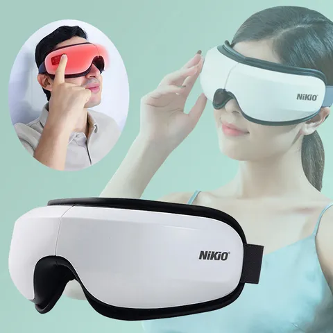Máy Massage Mắt Nikio NK-116 - Công Nghệ Xoa Bóp Khí Nén, Nhiệt Nóng & Bluetooth Kết Nối Nghe Nhạc Thư Giãn Tối Ưu