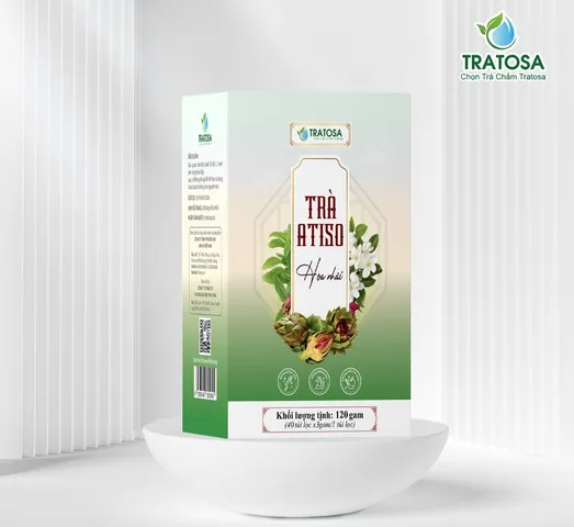 Trà AtiSo Hoa nhài TRATOSA 4 vị giúp giải độc gan, thanh lọc cơ thể 193124