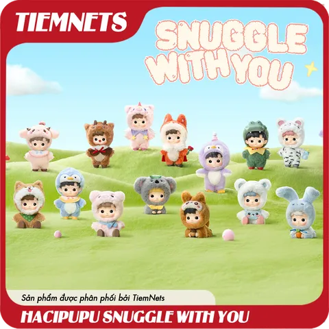 MÔ HÌNH BLIND BOX HACIPUPU SNUGGLE WITH YOU - VINYL PLUSH ZODIAC - POPMART