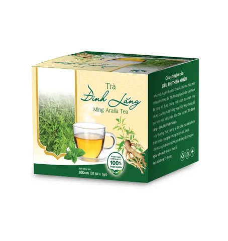 Trà Đinh Lăng Thảo Mộc Hộp 30 Túi Lọc x 3Gram - Siêu Thị Thiên Nhiên