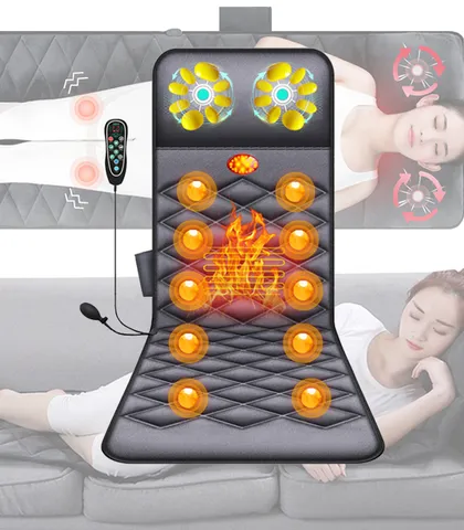 Nệm Massage Toàn Thân Nikio NK-151 Có Gối Massage Cổ - Thiết Bị Chăm Sóc Sức Khỏe Đa Năng Với 10 Động Cơ Rung Và Hồng Ngoại Sưởi Ấm
