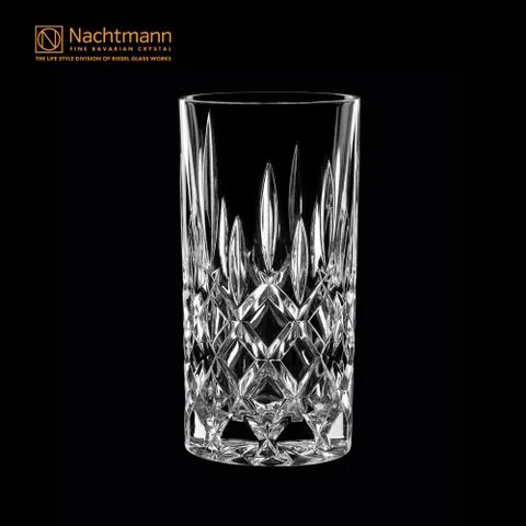 Bộ 6 cốc Nachtmann Noblesse 375ml - Chất liệu pha lê cao cấp, Thiết kế sang trọng, Phù hợp cho rượu whisky và trang trí đẳng cấp