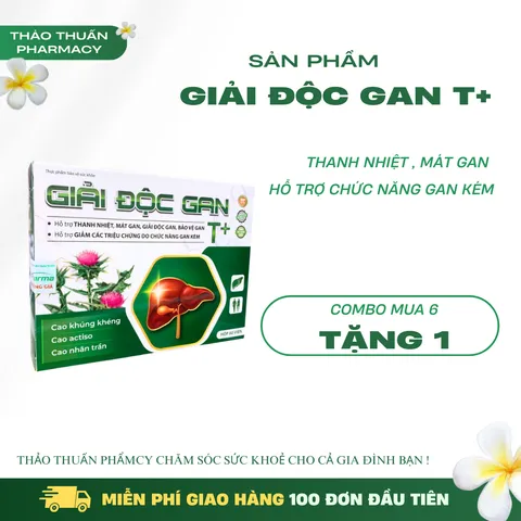 Viên uống hỗ trợ chức năng gan - Giải Độc Gan T+
