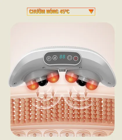 Máy massage bụng pin sạc Nikio NK-166DC - Công nghệ xoa bóp nhiệt hồng ngoại, giảm mỡ bụng hiệu quả, hỗ trợ tiêu hóa, dễ sử dụng