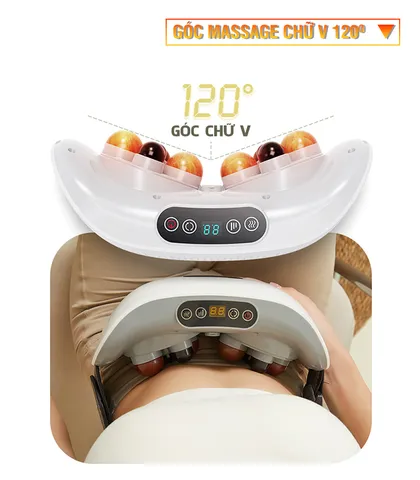 Máy massage bụng pin sạc Nikio NK-166DC - Công nghệ xoa bóp nhiệt hồng ngoại, giảm mỡ bụng hiệu quả, hỗ trợ tiêu hóa, dễ sử dụng