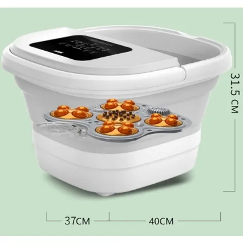 Bồn Ngâm Chân Massage Gấp Gọn Nikio NK-193 - Thiết Kế Tiện Lợi, Công Nghệ Nóng PTC, 4 Chế Độ Ngâm Chân, Điều Khiển Remote