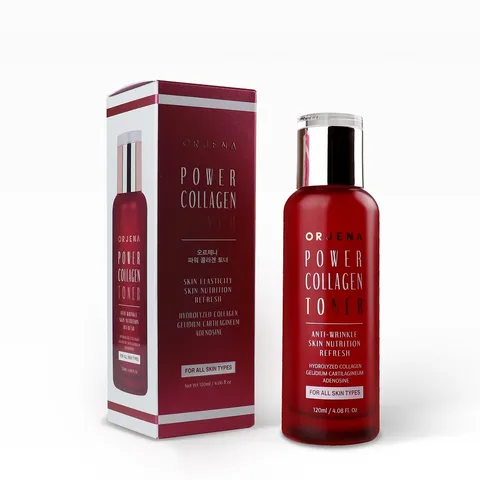 Nước Hoa Hồng Orjena Collagen Săn Chắc Da 120ML - Toner Chăm Sóc Da Chuyên Sâu Hàn Quốc, Tăng Độ Đàn Hồi, Làm Săn Chắc Da