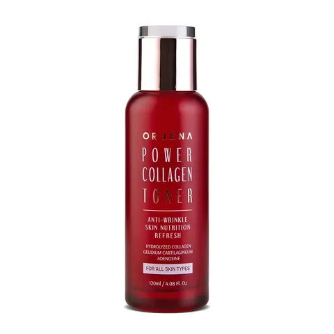Nước Hoa Hồng Orjena Collagen Săn Chắc Da 120ML - Toner Chăm Sóc Da Chuyên Sâu Hàn Quốc, Tăng Độ Đàn Hồi, Làm Săn Chắc Da