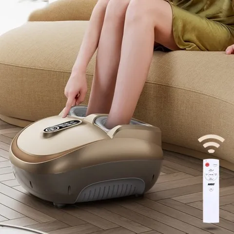 Máy Massage Bàn Chân và Bắp Chân Nhật Bản Nikio NK-187 - Thiết Bị Massage Thư Giãn Với Công Nghệ Hiện Đại, Hệ Thống Túi Khí và Nhiệt Sưởi Ấm
