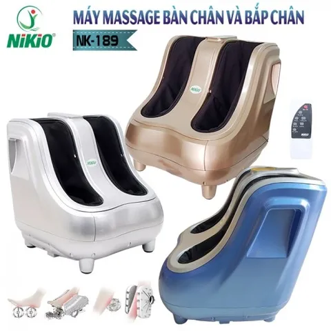 Máy Massage Chân Nikio NK-189 3D Đa Năng - Công Nghệ Massage 4D Giúp Giảm Đau Thoải Mái Cho Chân Bắp Chân Và Gót Chân