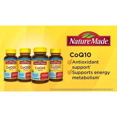 Viên Uống CoQ10 Nature Made Hỗ Trợ Tim Mạch 80 Viên