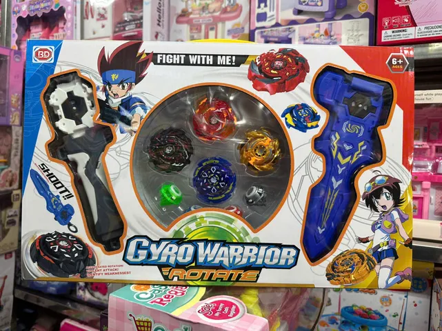 Đồ Chơi Con Quay 329-45 Gyro Warrior Rotate - Đồ Chơi Giải Trí Trẻ Em Độc Đáo Cho Bé Yêu, Kích Thước 42x26x5cm