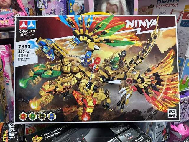 Đồ chơi lắp ráp Ninja Rồng Chaobao 7633 - Bộ Lego 200 mảnh cho trẻ em - Phát triển tư duy sáng tạo và kỹ năng làm việc nhóm