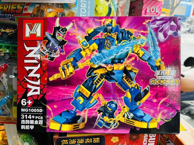 Đồ chơi lắp ráp chủ đề Ninja siêu anh hùng robot có 4 phân loại MG1005A MG1005B MG1005C MG1005D
