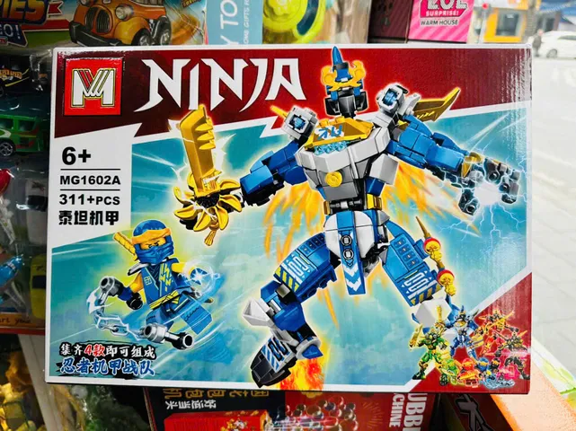 Đồ chơi lắp ráp chủ đề Ninja siêu anh hùng robot có 4 phân loại MG1602A MG1602B MG1602C MG1602D