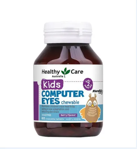Kẹo Bổ Mắt Healthy Care Kids 60 Viên - Hỗ Trợ Thị Lực Cho Trẻ Em, Ngăn Ngừa Mỏi Mắt Từ Thiết Bị Điện Tử