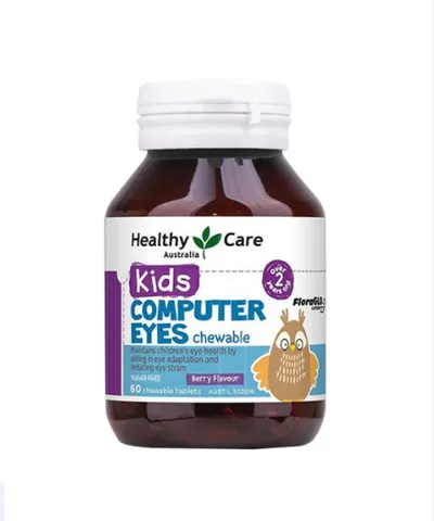 Kẹo Bổ Mắt Healthy Care Kids 60 Viên - Hỗ Trợ Thị Lực Cho Trẻ Em, Ngăn Ngừa Mỏi Mắt Từ Thiết Bị Điện Tử