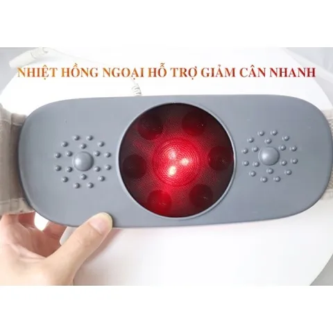 Đai massage bụng Nikio NK-169AC xoa bóp rung lắc giảm mỡ cao cấp