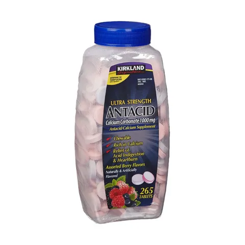 Kẹo chống đầy hơi Kirkland Ultra Strength Antacid 1000mg 265 viên 194283