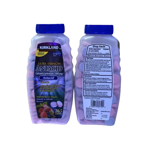 Kẹo chống đầy hơi Kirkland Ultra Strength Antacid 1000mg 265 viên 194283