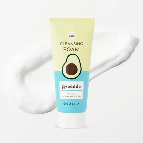Sữa rửa mặt Orjena chiết xuất quả bơ 180ML - Sạch sâu, giữ ẩm và làm mềm da, phù hợp cho mọi loại da, sản phẩm cao cấp Hàn Quốc