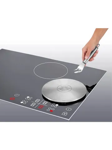 Đĩa Chuyển Tescoma 21cm Thép Không Gỉ - Dụng Cụ Nhà Bếp Hàng Đức An Toàn Cho Bếp Từ và Vòng Cảm Ứng