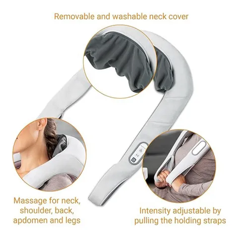 Máy Massage Cổ Vai Gáy Medisana NM 860 - Thiết Bị Massage Shiatsu Đa Năng, Chức Năng Nhiệt, Tốt Cho Sức Khỏe