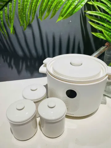 Nồi Nấu Chậm Đa Năng LocknLock Bianco 2.5L EJP164IVY - 7 Chức Năng, 4 Thố Sứ, Giữ Ấm Lên Đến 24 Giờ - Hàng Chính Hãng