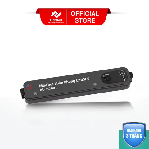 Máy Hút Chân Không Hàn Miệng Túi Life360 AL-HCK21 -Tặng Kèm 10 Túi Hút Chân Không - Hàng Chính Hãng