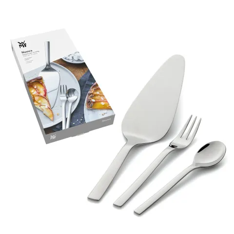 Bộ Dụng Cụ Ăn Bánh Trái Cây WMF Nuova 13 Món - Thìa Dĩa Thép Không Gỉ for Tiệc và Bữa Gia Đình