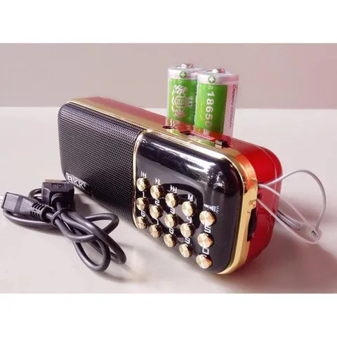 Loa Bluetooth BKK851 - Loa Đài Nghe FM/RADIO Chất Lượng Cao, Đi Kèm Pin Sạc và Dây Sạc - Lựa Chọn Tuyệt Vời Cho Người Già