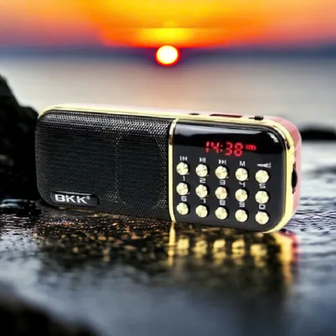 Loa Bluetooth BKK851 - Loa Đài Nghe FM/RADIO Chất Lượng Cao, Đi Kèm Pin Sạc và Dây Sạc - Lựa Chọn Tuyệt Vời Cho Người Già