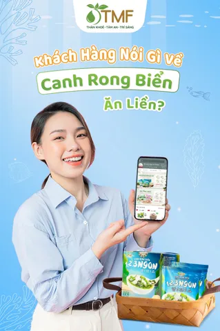 Canh Rong Biển Ăn Liền Tâm Minh Foods - Hộp 4 Gói x 5.5g, Món Ngon Dinh Dưỡng Cho Bé, Không Chất Bảo Quản, Hương Vị Tự Nhiên