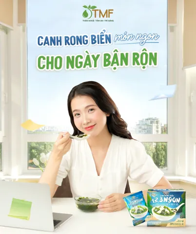 Canh Rong Biển Ăn Liền Tâm Minh Foods - Hộp 4 Gói x 5.5g, Món Ngon Dinh Dưỡng Cho Bé, Không Chất Bảo Quản, Hương Vị Tự Nhiên
