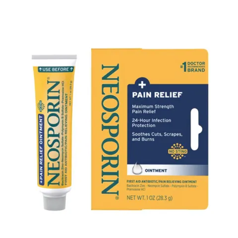Kem mờ sẹo giảm đau rát Neosporin của Mỹ, Paint Oint 