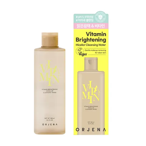 Nước Tẩy Trang Orjena 300ML - Chiết Xuất Bưởi Hồng Làm Sáng Da, Tẩy Trang Hiệu Quả Cho Mọi Loại Da, Dưỡng Ẩm An Toàn