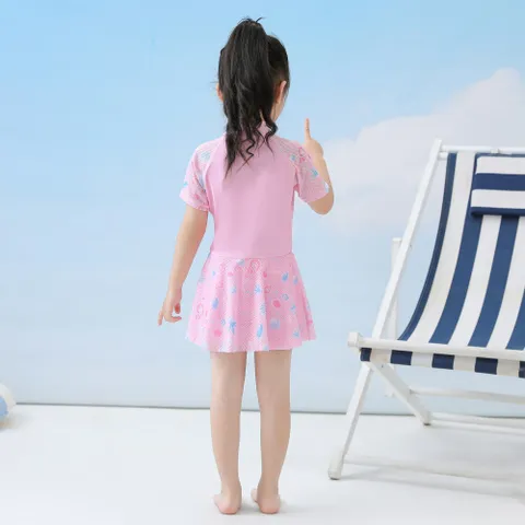 Váy Bơi Nàng Tiên Cá Cho Bé Gái - Đồ Bơi 1 Mảnh Dễ Thương, Chống Nắng UPF50+