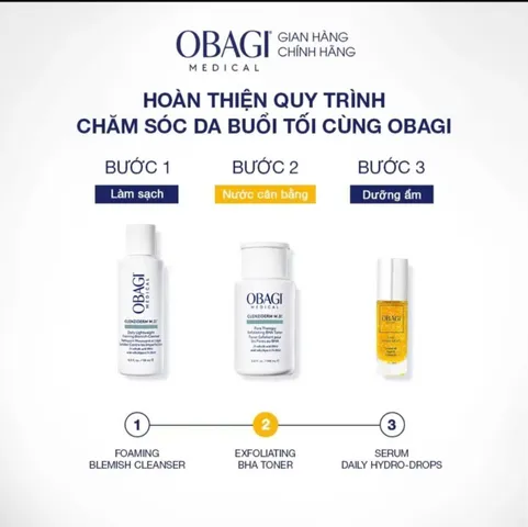 Sữa Rửa Mặt Obagi Clenziderm M.D. Foaming - Dành Cho Da Dầu Mụn, Tẩy Tế Bào Chết Với 2% Salicylic Acid (BHA)