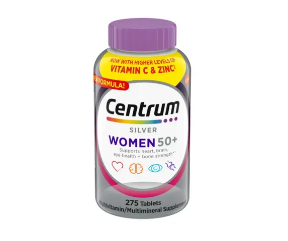 Viên uống Centrum Silver Ultra cho nữ trên 50 tuổi - 275 viên bổ sung vitamin và khoáng chất chăm sóc sức khỏe xương và tim mạch